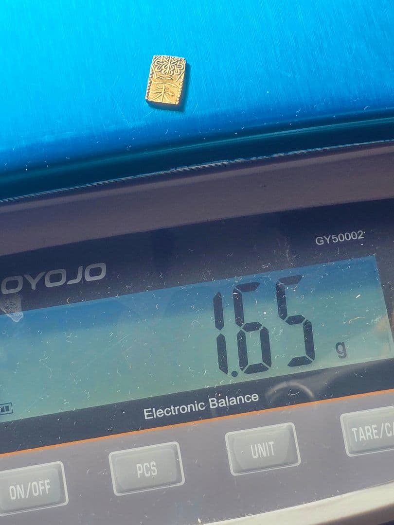 天保二朱金 二朱判金 36 古金銀 金貨 アンティーク  二分金