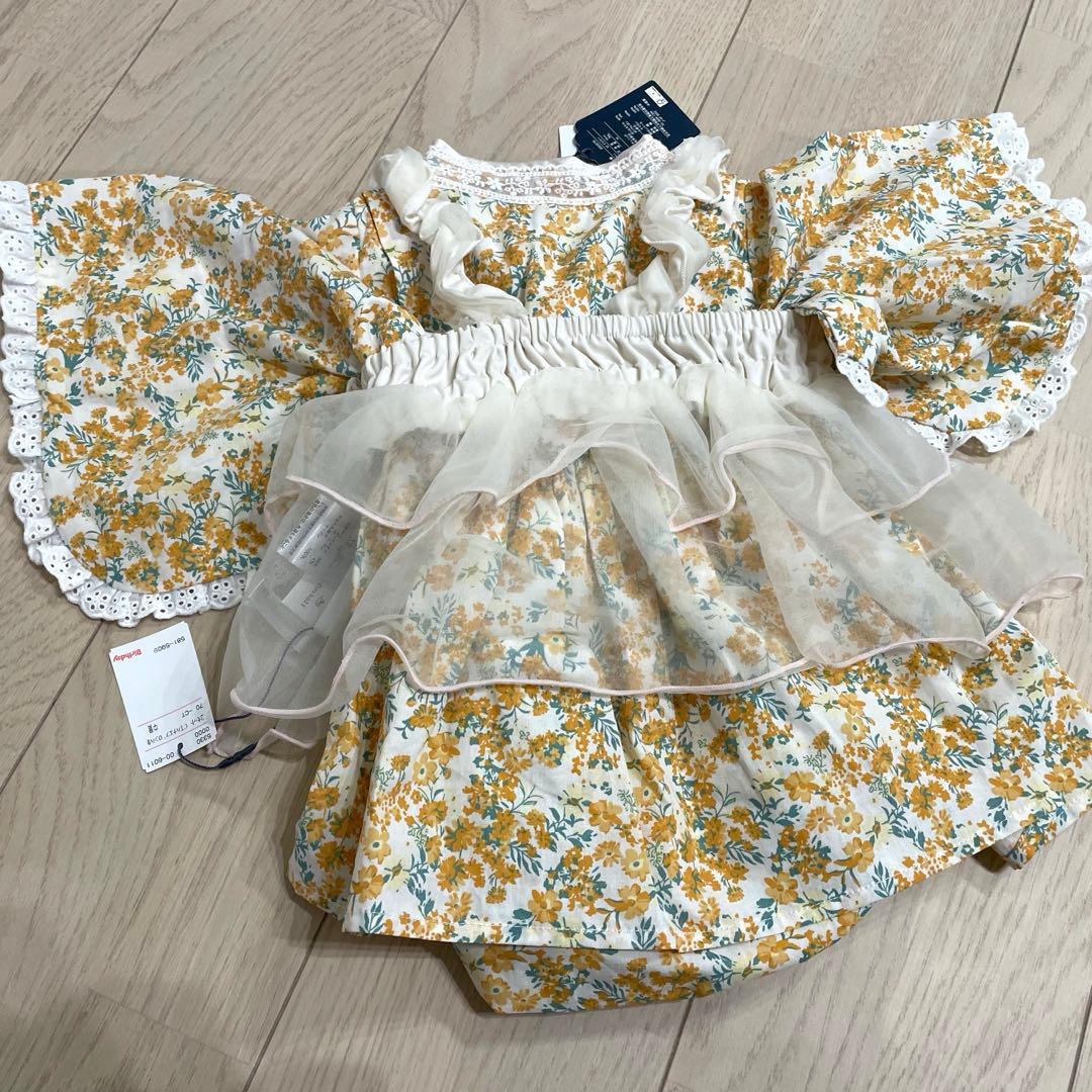 バースデイ cottoli 袴ロンパース オンライン限定品 70