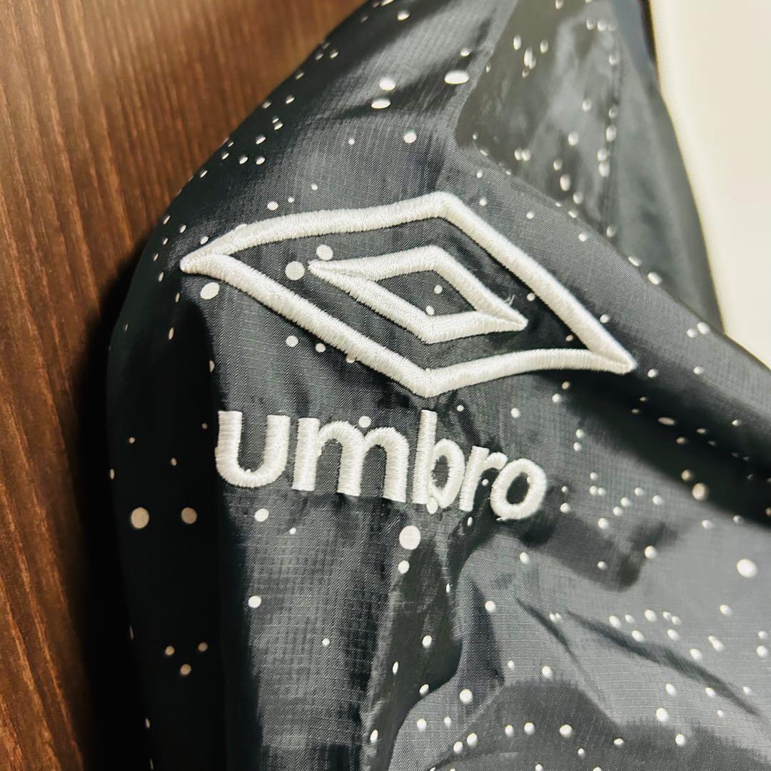 UMBRO ピステ 上下セット ドット柄 L 黒 トレーニング　夜空　星　宇宙