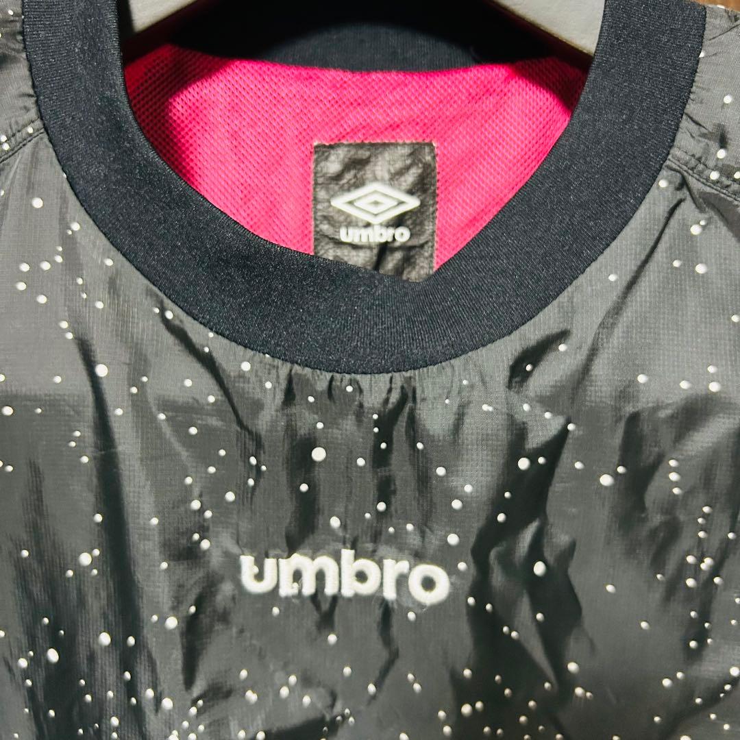 UMBRO ピステ 上下セット ドット柄 L 黒 トレーニング　夜空　星　宇宙