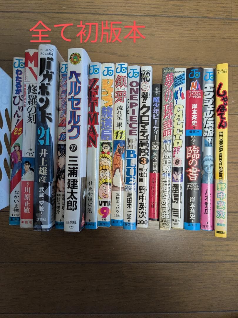 マンガ バラ売り　全て初版本　16冊、各１冊300円