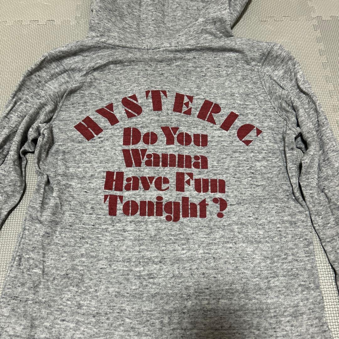 HYSTERIC GLAMOUR グレー パーカー