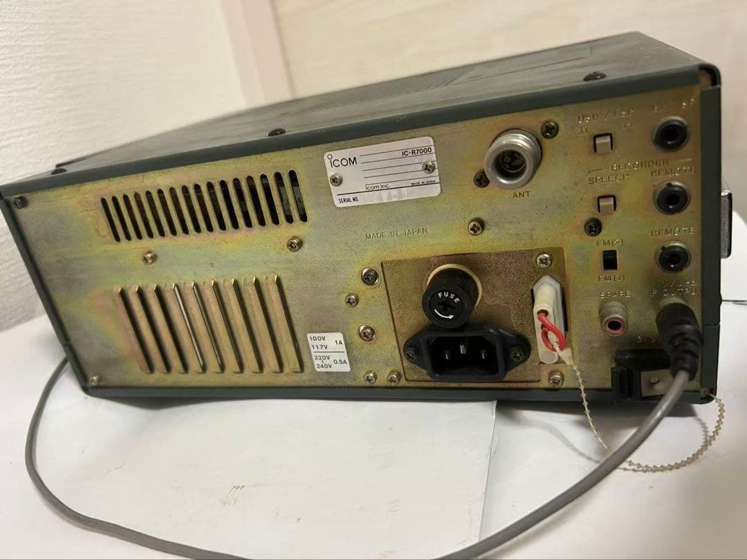 ICOM IC-R7000広帯域受信機、TV-R7000Jレシーブアダプター