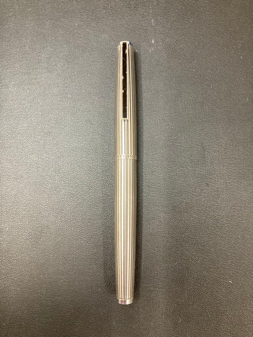 Pilot Custom シルバー 万年筆 18K