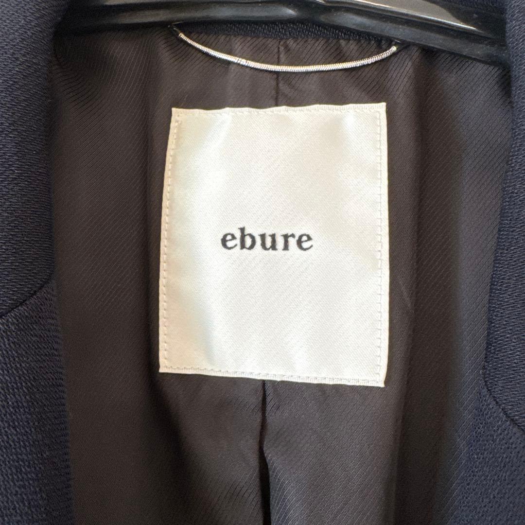 ebure ネイビー ダブルブレストジャケット　38