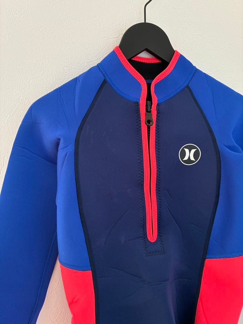 Hurley ハーレー ウェットスーツ 青・赤 バイカラー　8
