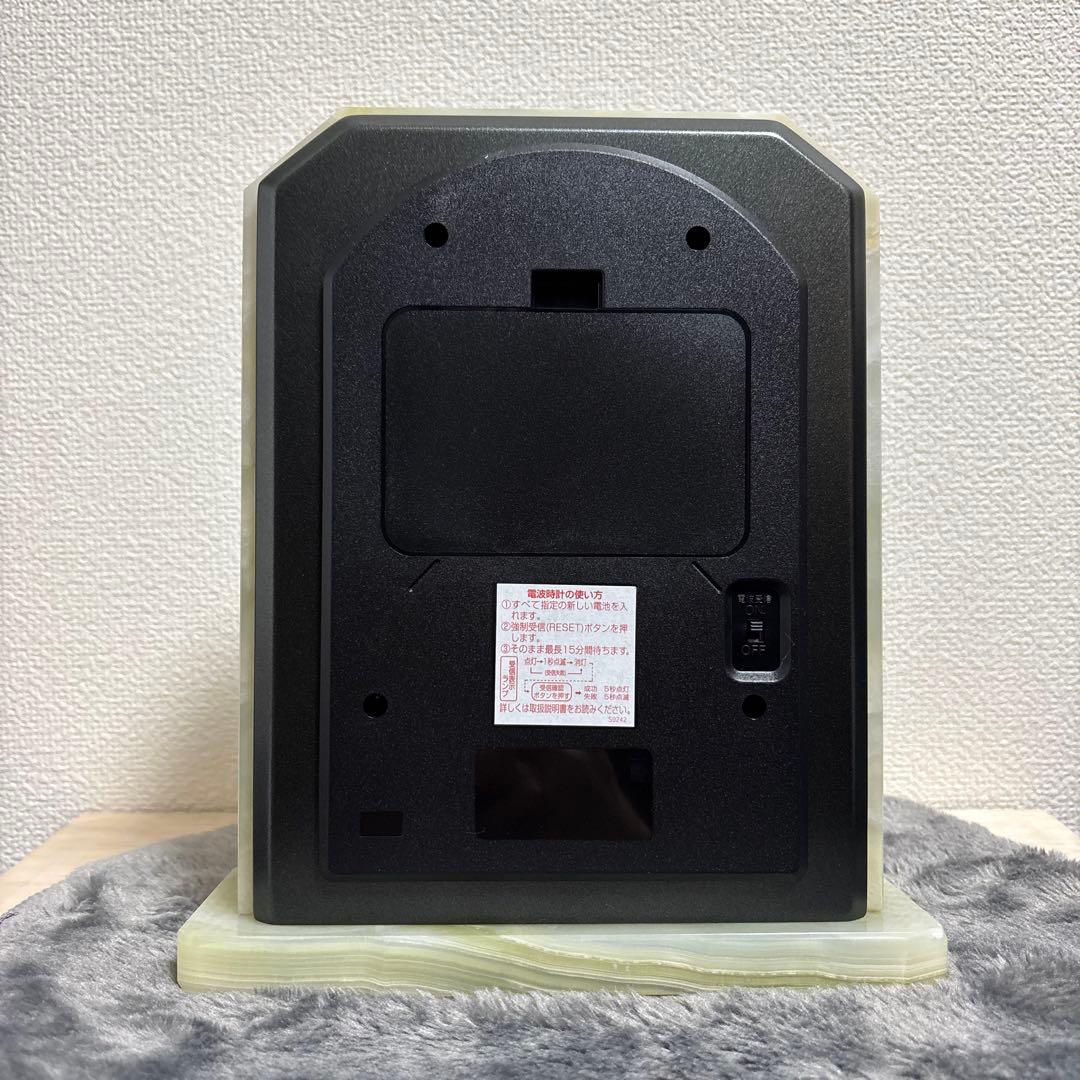 電波時計　置時計　CITIZEN 4RY691-005