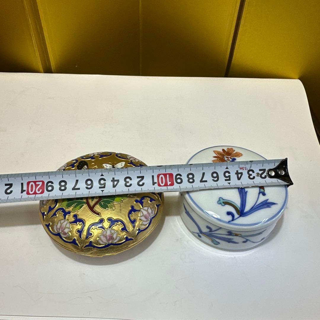 辻常陆，景泰蓝，小物入れ ，人間国宝，