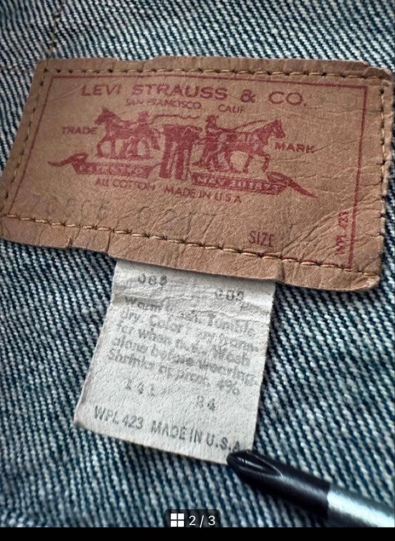 ジャケット・アウター Levi's 70505 70s 80s