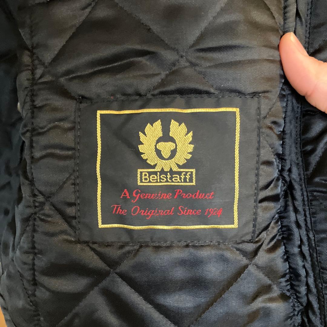 イギリス発　Belstaff ベルスタッフ　黒　キルティングベスト　ユニセックス