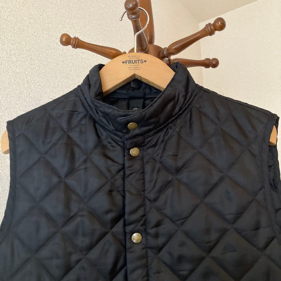 イギリス発　Belstaff ベルスタッフ　黒　キルティングベスト　ユニセックス