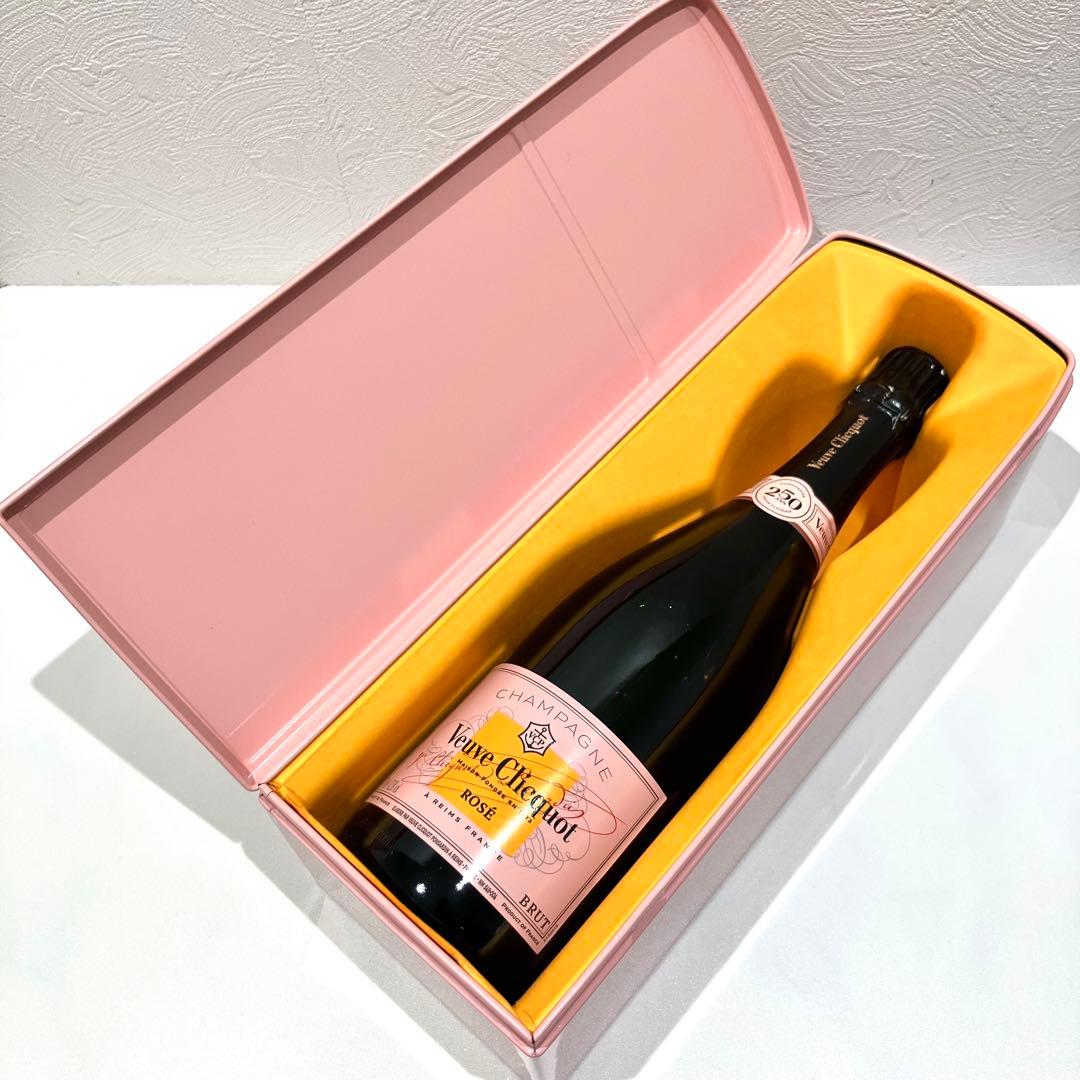 Veuve Clicquot ヴーヴ クリコ ローズ ラベル フリッジ 缶箱