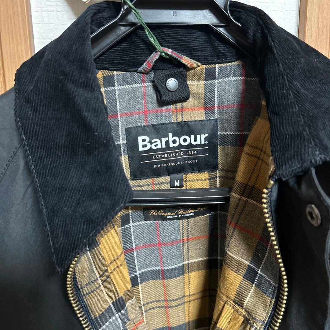 試着のみ　Barbour ASHBY WAX JACKET ネイビーM 超美品