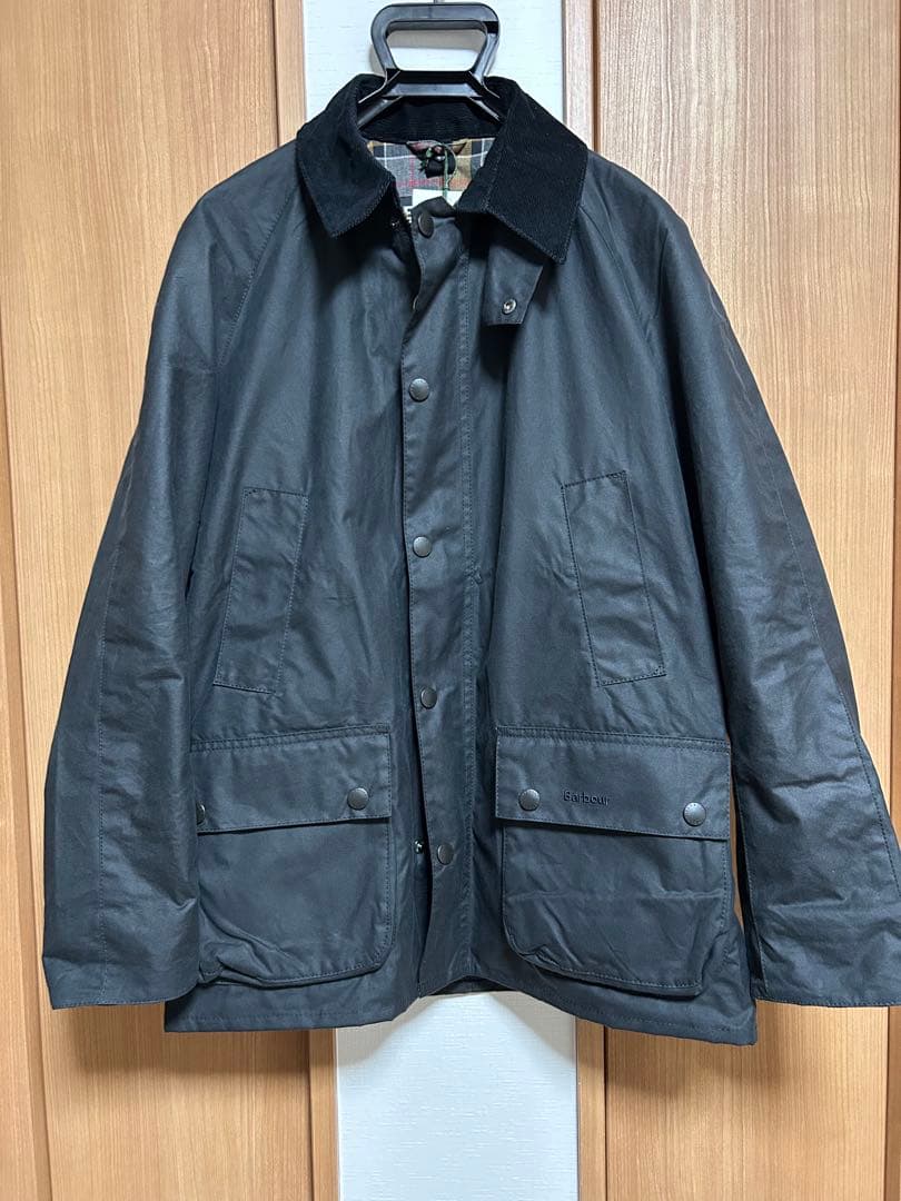 試着のみ　Barbour ASHBY WAX JACKET ネイビーM 超美品