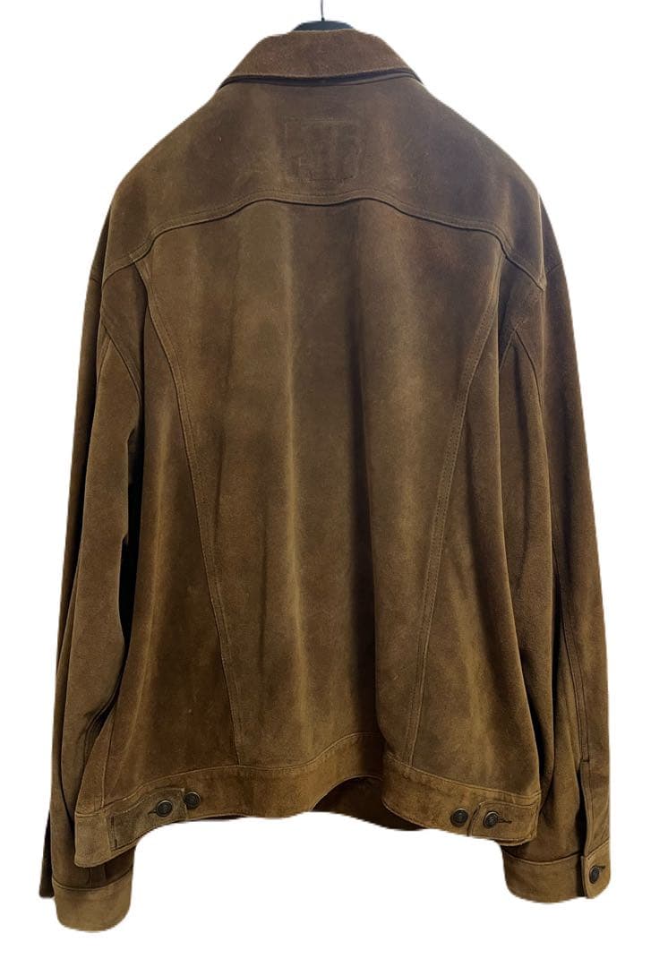 美品 OLD GAP 00s Y2K 3rd スウェード トラッカージャケット