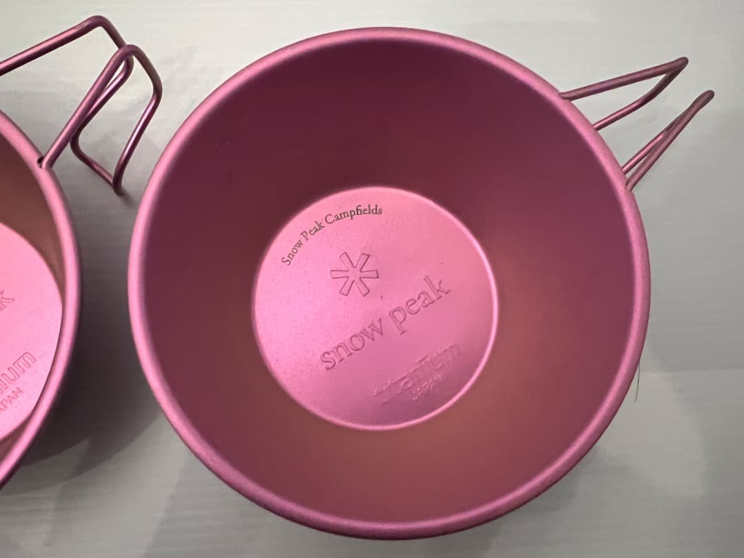 【未使用】スノーピーク　チタンシェラカップ　２個セット