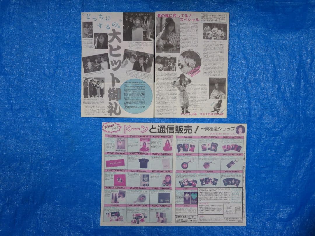 中山美穂 ファンクラブ 会報　No. １７～１９　３冊セット