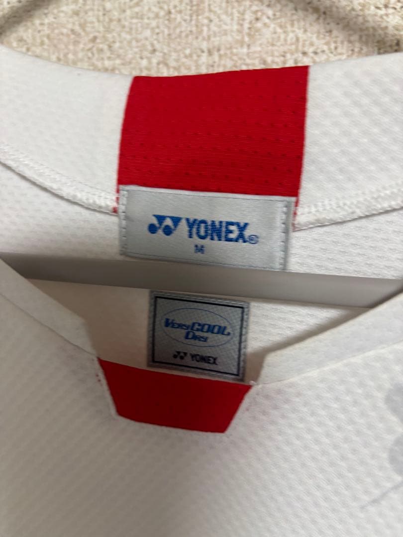 YONEX バドミントンシャツ M ホワイト　東京オリンピック日本代表　鳳凰