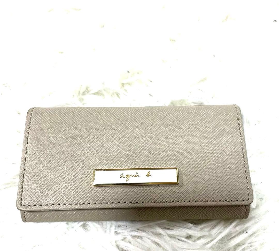 超美品　アニエスベー ボヤージュ agnesb.V レディース キーケース 牛革