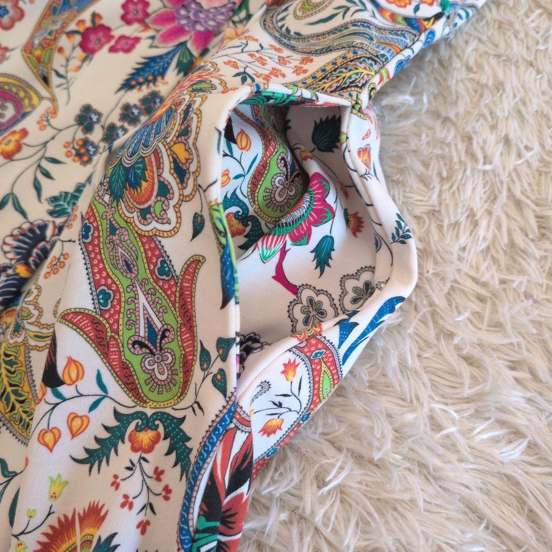 イタリア製★ETRO　ロングワンピース　ペイズリー柄　花柄　コットン100%