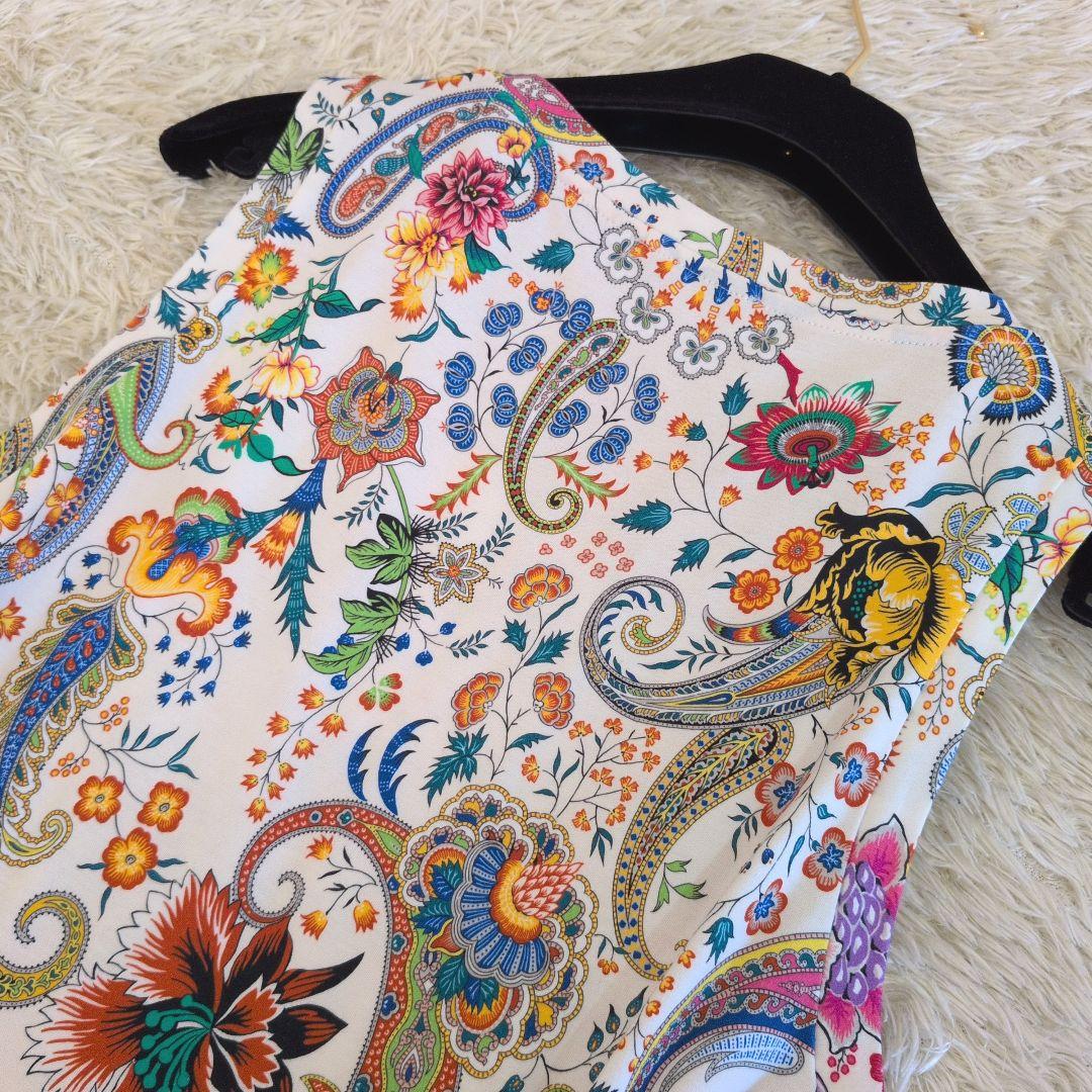 イタリア製★ETRO　ロングワンピース　ペイズリー柄　花柄　コットン100%