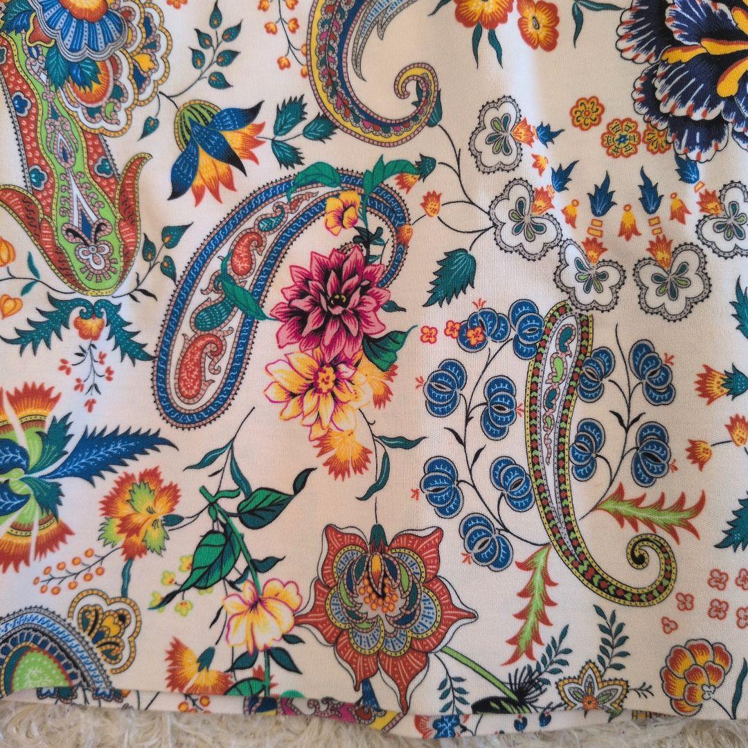 イタリア製★ETRO　ロングワンピース　ペイズリー柄　花柄　コットン100%
