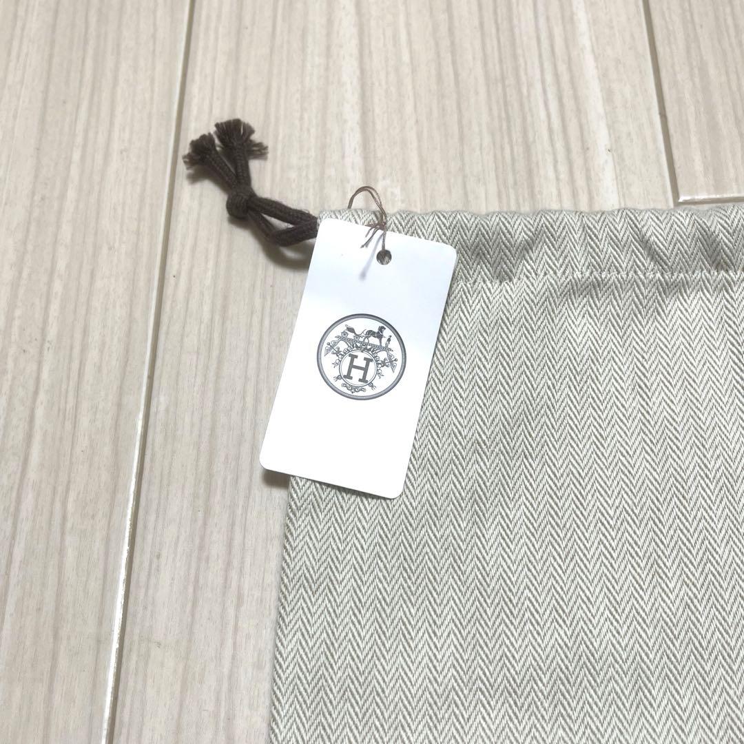 ✨未使用✨ エルメス 保存袋 巾着袋 収納袋 縦約43.5cm×横約37.5cm