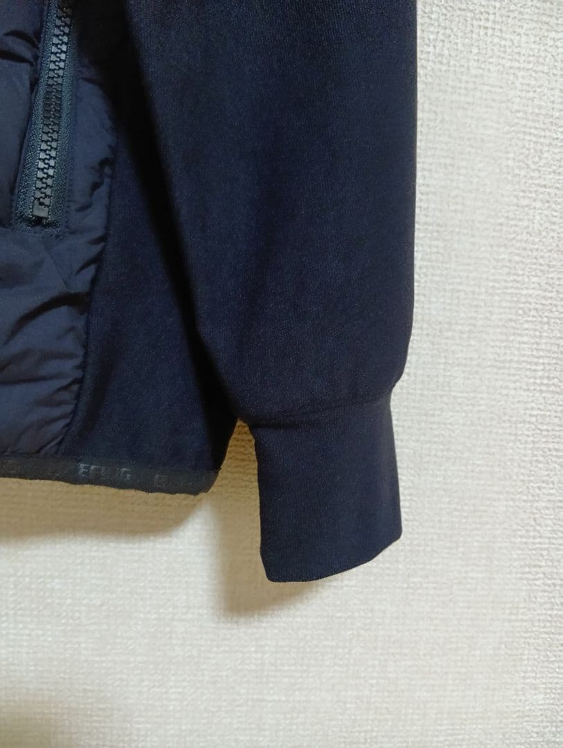 ブリーフィングゴルフハイブリッドダウンCREW NECK ブラックサイズL