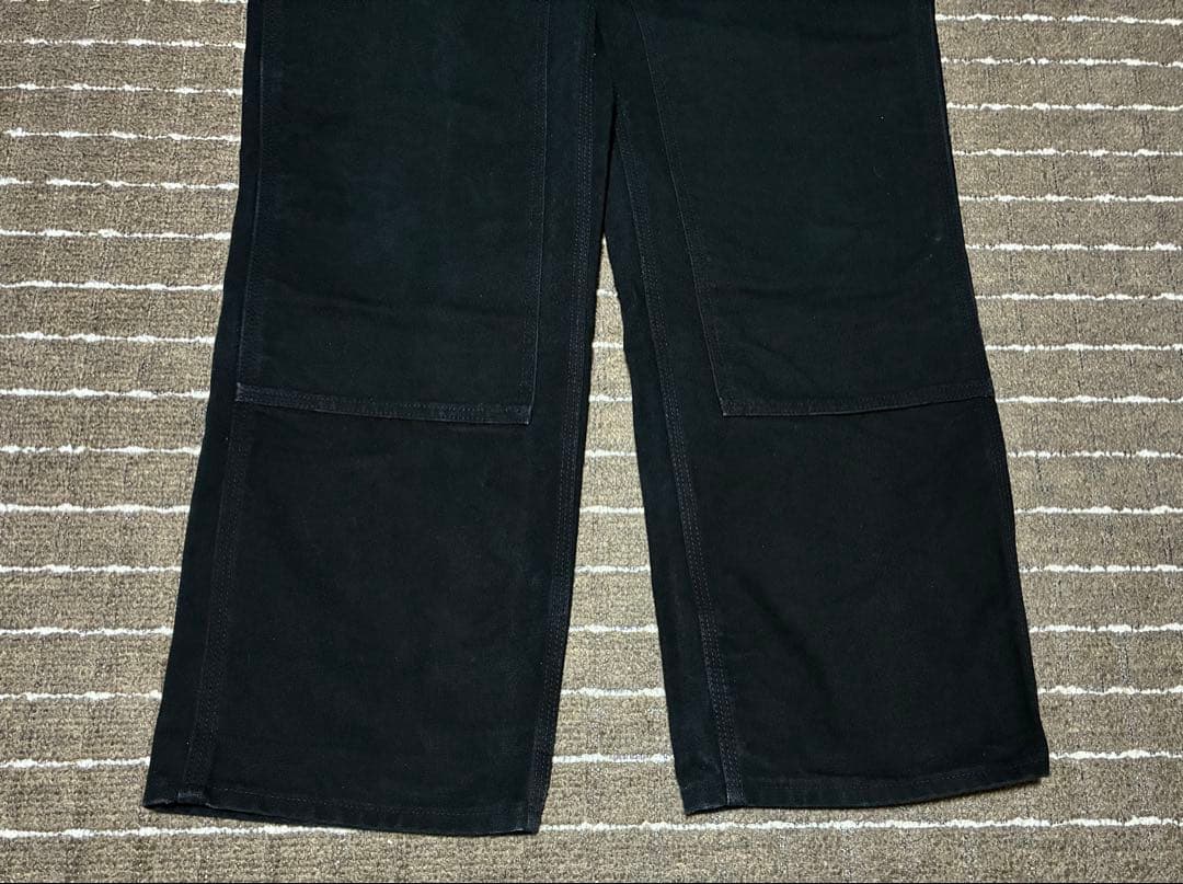 アメリカ製 carhartt ダブルニーペインターパンツ BLK W32 L30