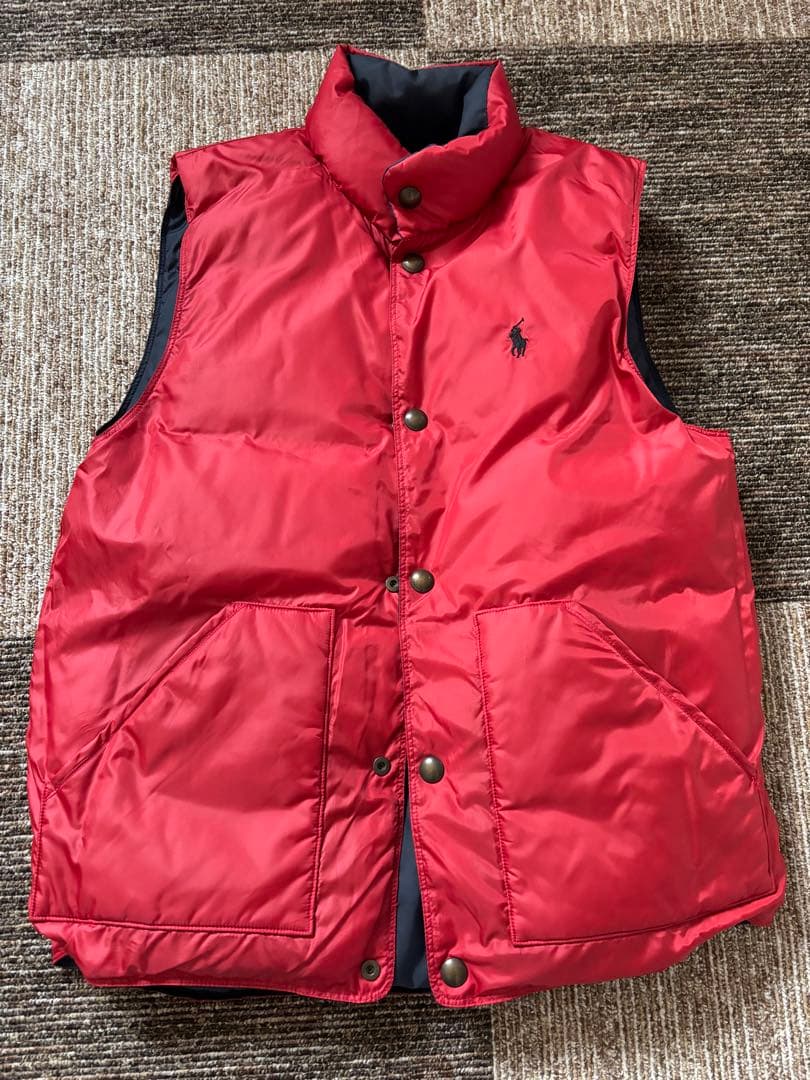 美品・リバーシブ　Polo by Ralph Lauren　ダウンベスト
