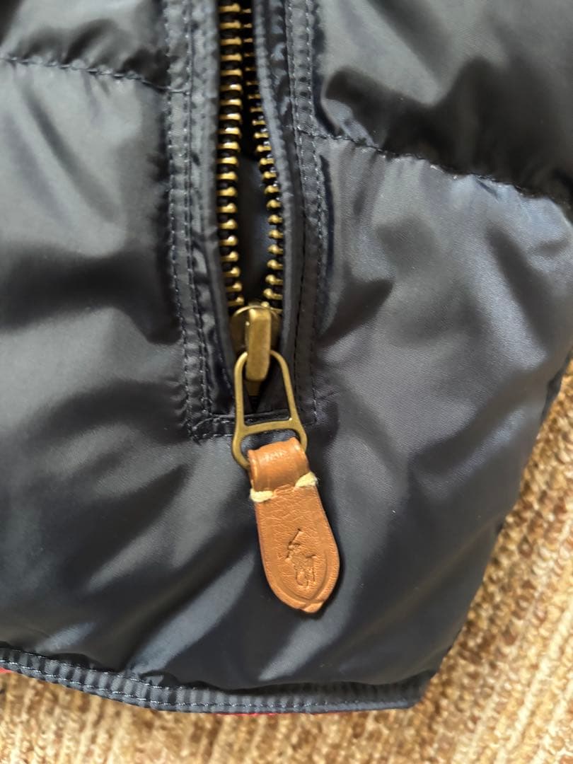 美品・リバーシブ　Polo by Ralph Lauren　ダウンベスト
