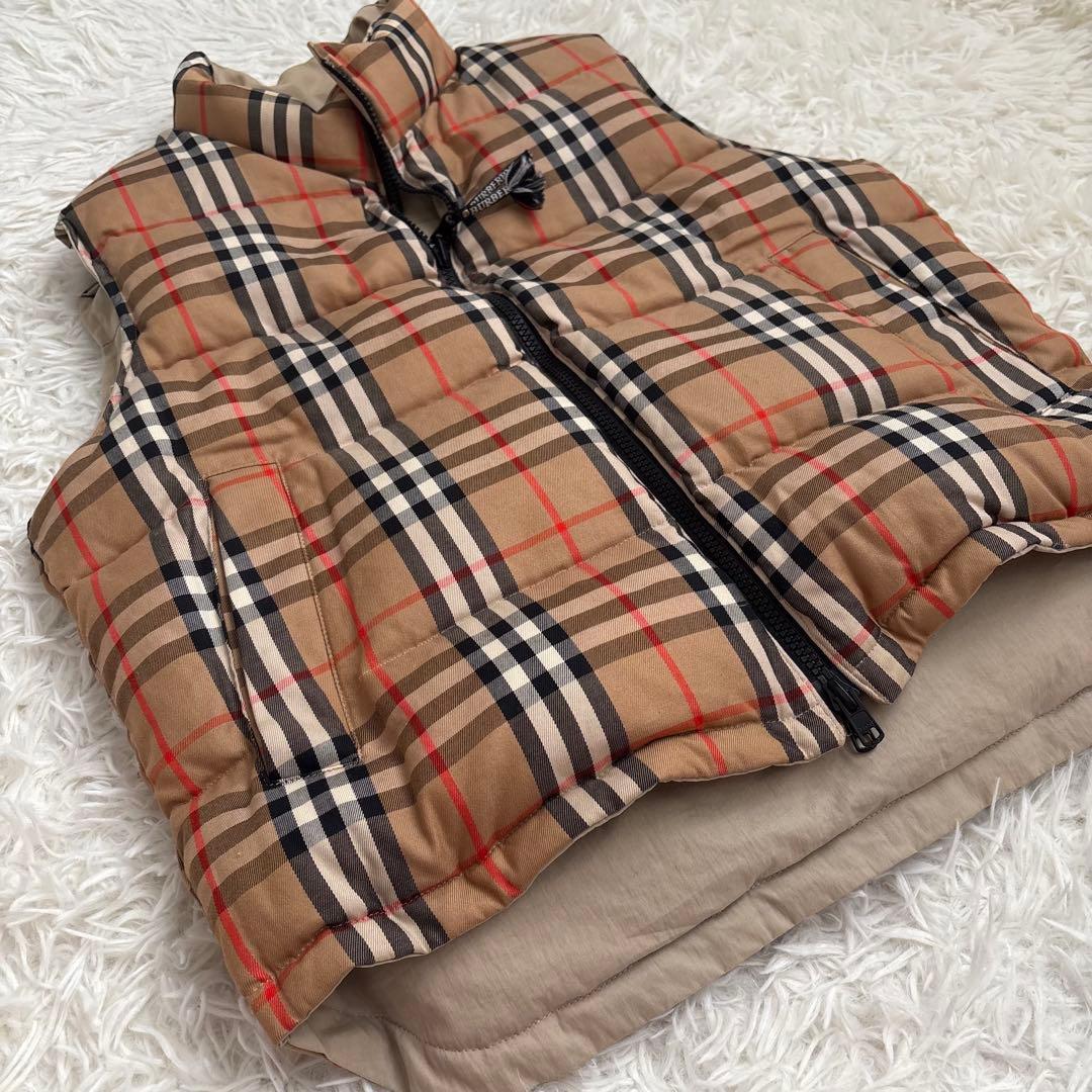 ジャケット・アウター Burberry DOWN Reversible Nova Check Vest