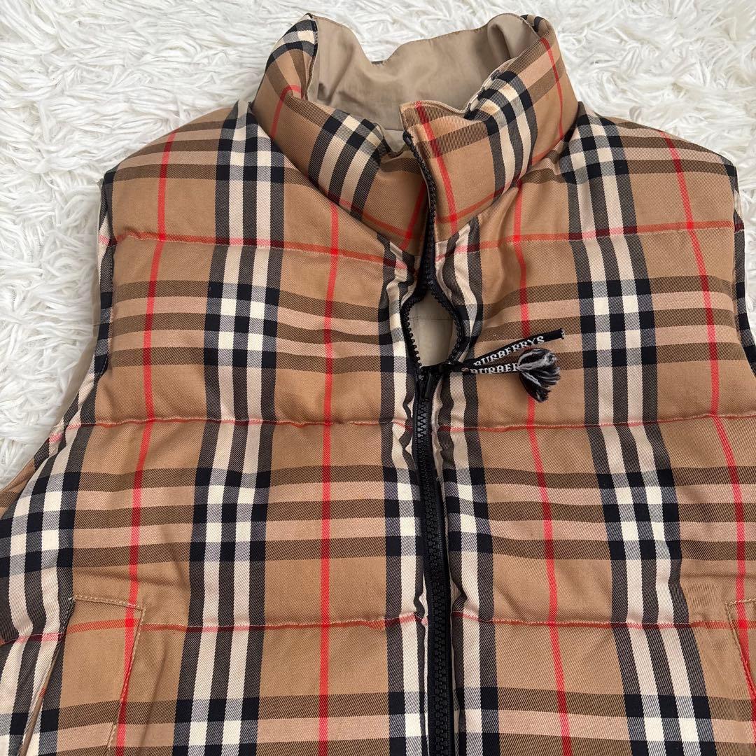 ジャケット・アウター Burberry DOWN Reversible Nova Check Vest