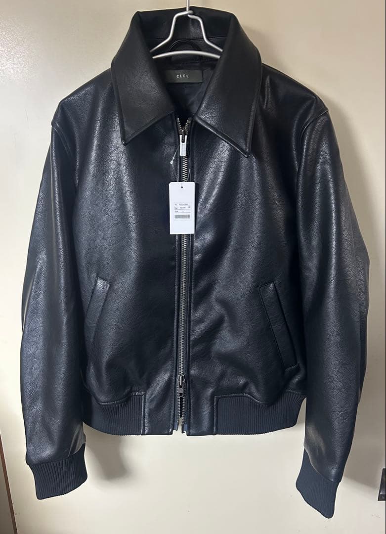 新品 CLEL ディープテクスチャーブルゾン 黒 Deep Texture