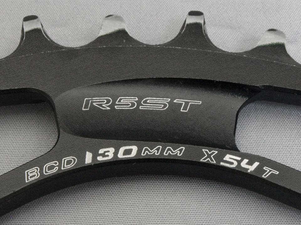 リデア(RIDEA)楕円アウターリング PCD130 5アーム 54T 中古美品
