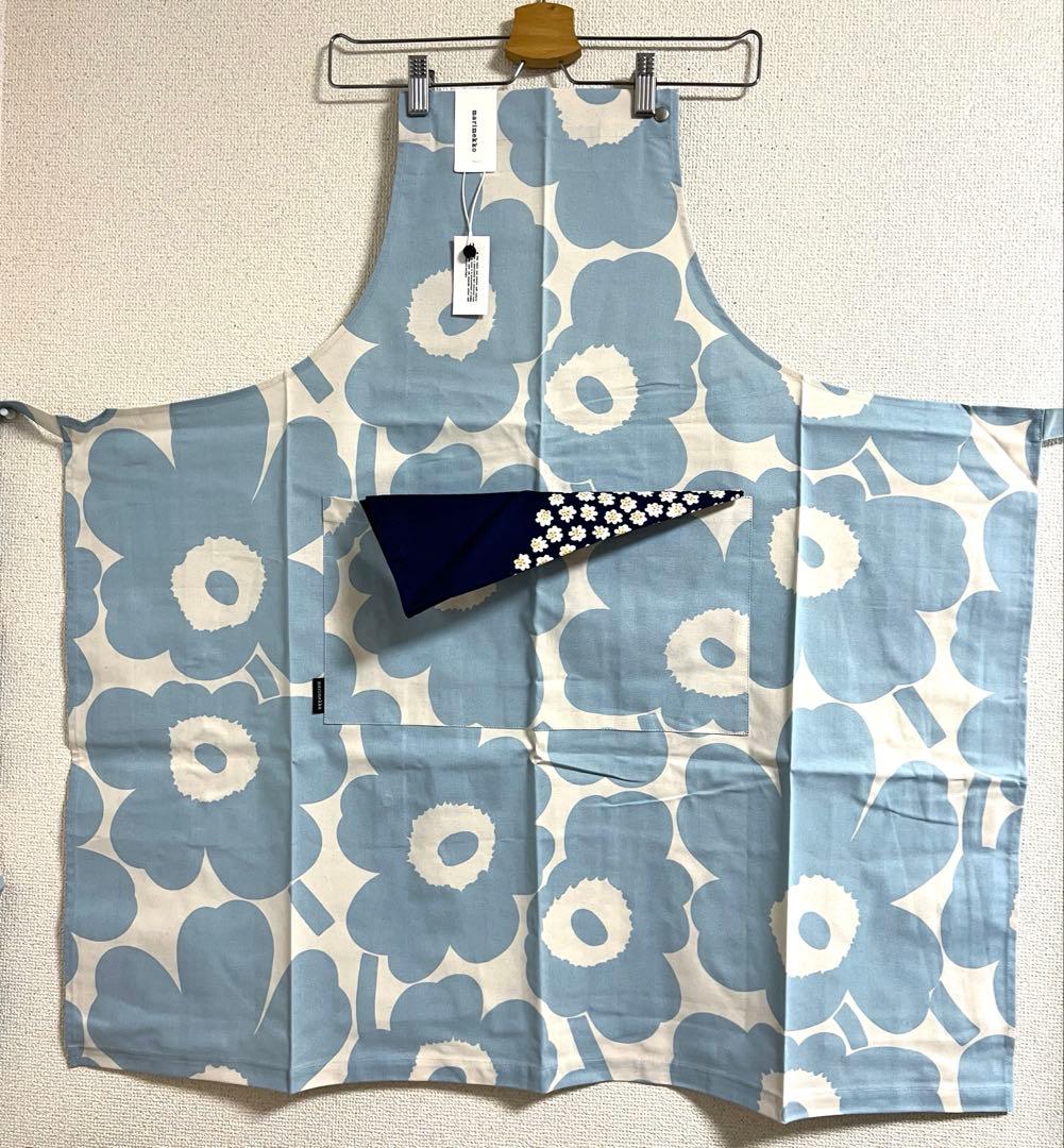 ☆新品未使用☆マリメッコ　marimekko エプロン　ウニッコ
