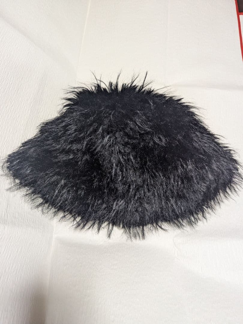 s'yte(サイト) SHAGGY FUR BUCKET HAT タグ付ハット
