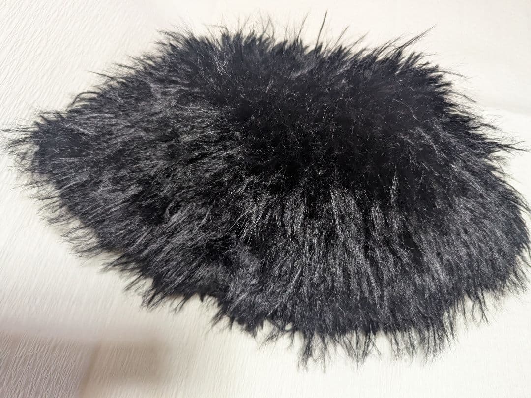 s'yte(サイト) SHAGGY FUR BUCKET HAT タグ付ハット