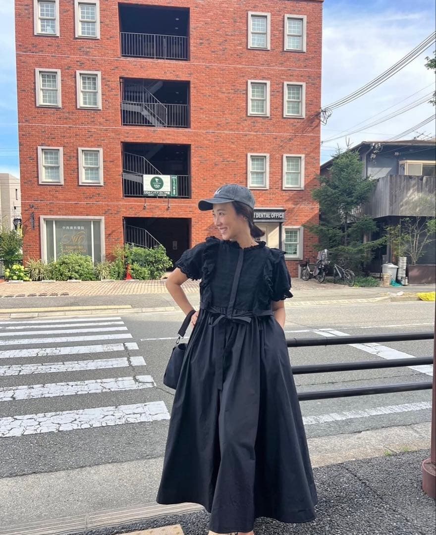 rosymonsterコットンレースワンピース