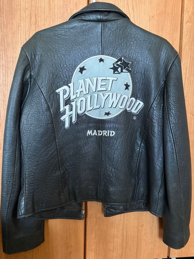 PLANET HOLLYWOOD レザー ジャケット 黒