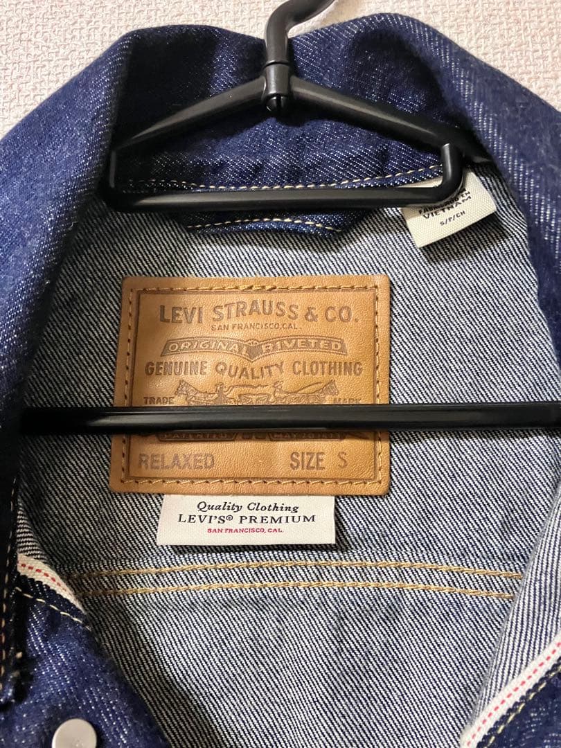 Levi's TYPE 1 TRUCKER Indigo セルビッジ Sサイズ