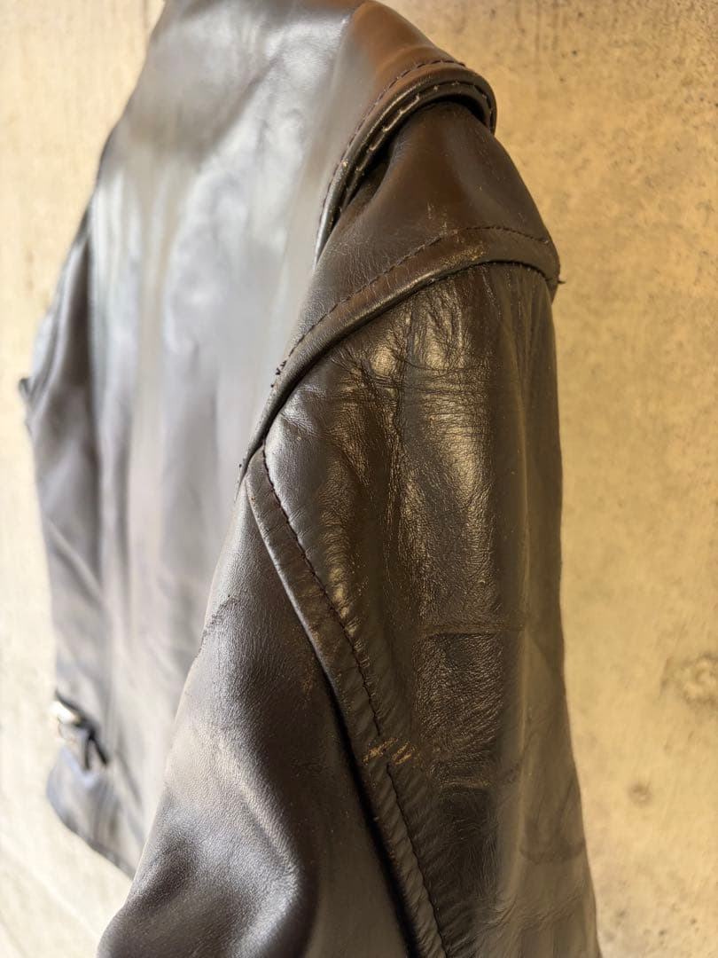 マ*イ様 KADOYA ヒストリー別注　レザーシングルライダースジャケット