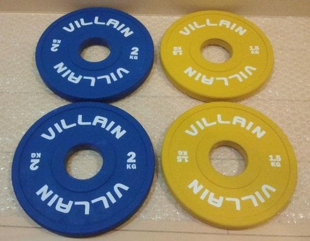 1.5kg 2kg 4枚セット VILLAIN ヴィラン プレート