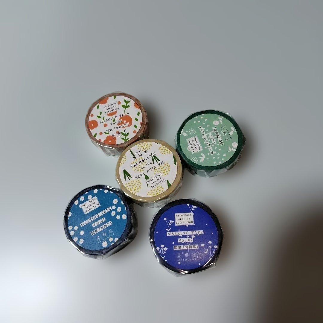 星燈社　クッキー缶　線画刺繍　ArchiveCollectioncomplete