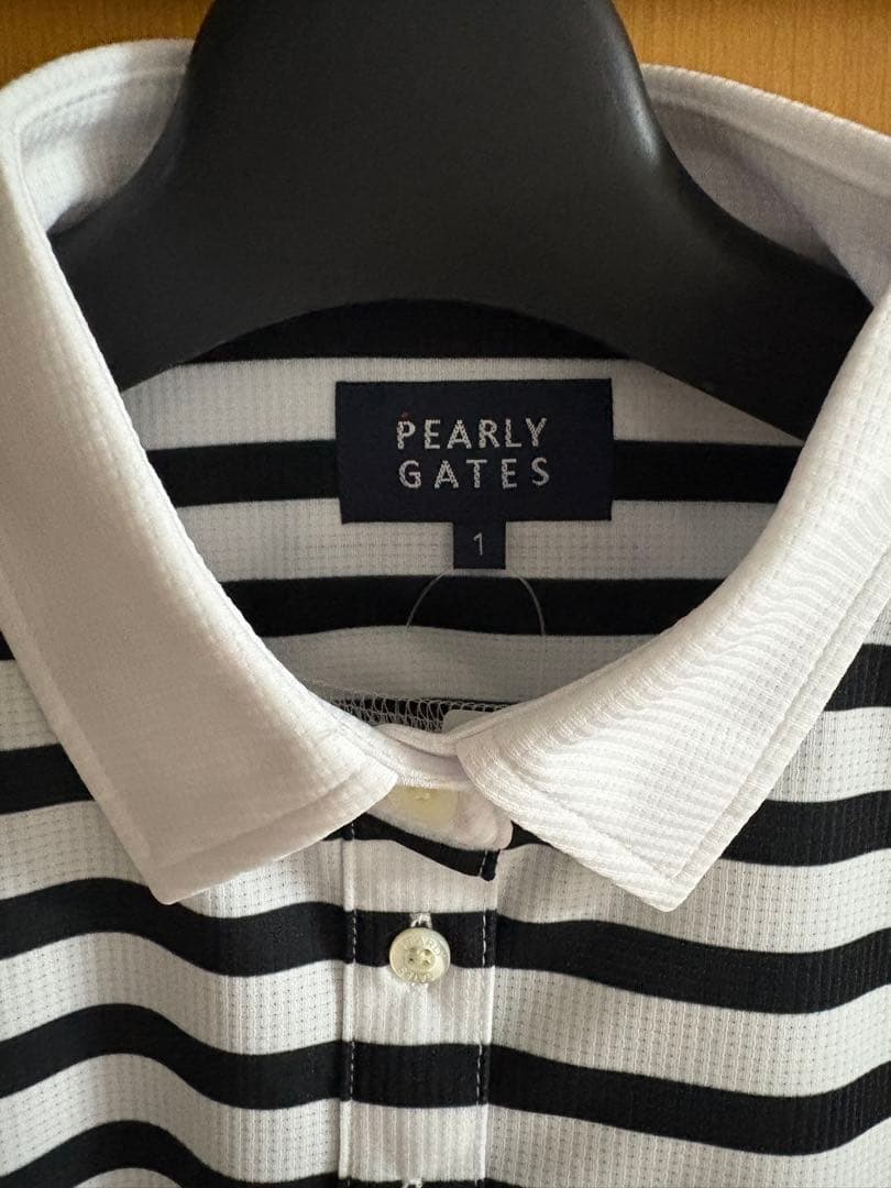 PEARLY GATES ストライプポロシャツ 新品タグ付き
