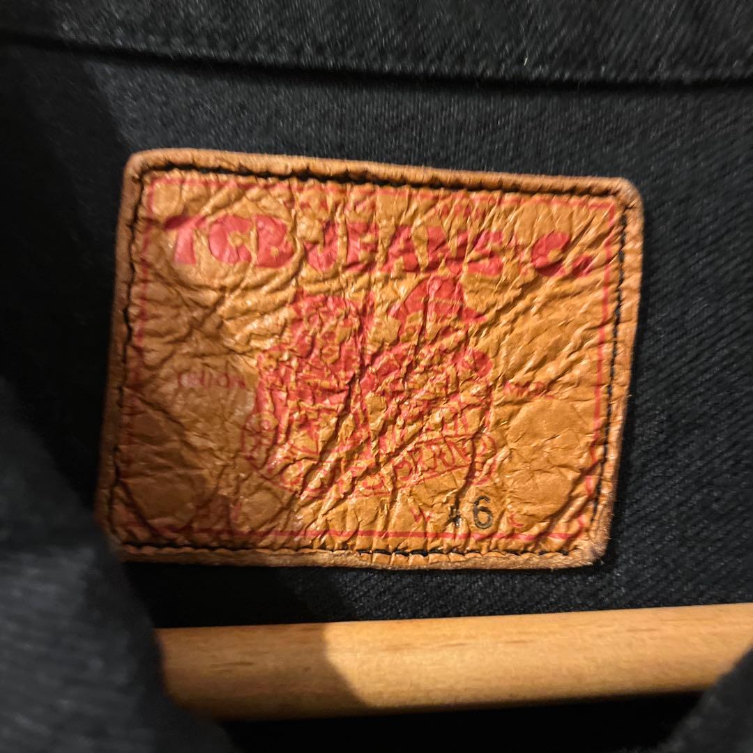 tcb jeans 30s ブラック　デニムジャケット BKBK 46
