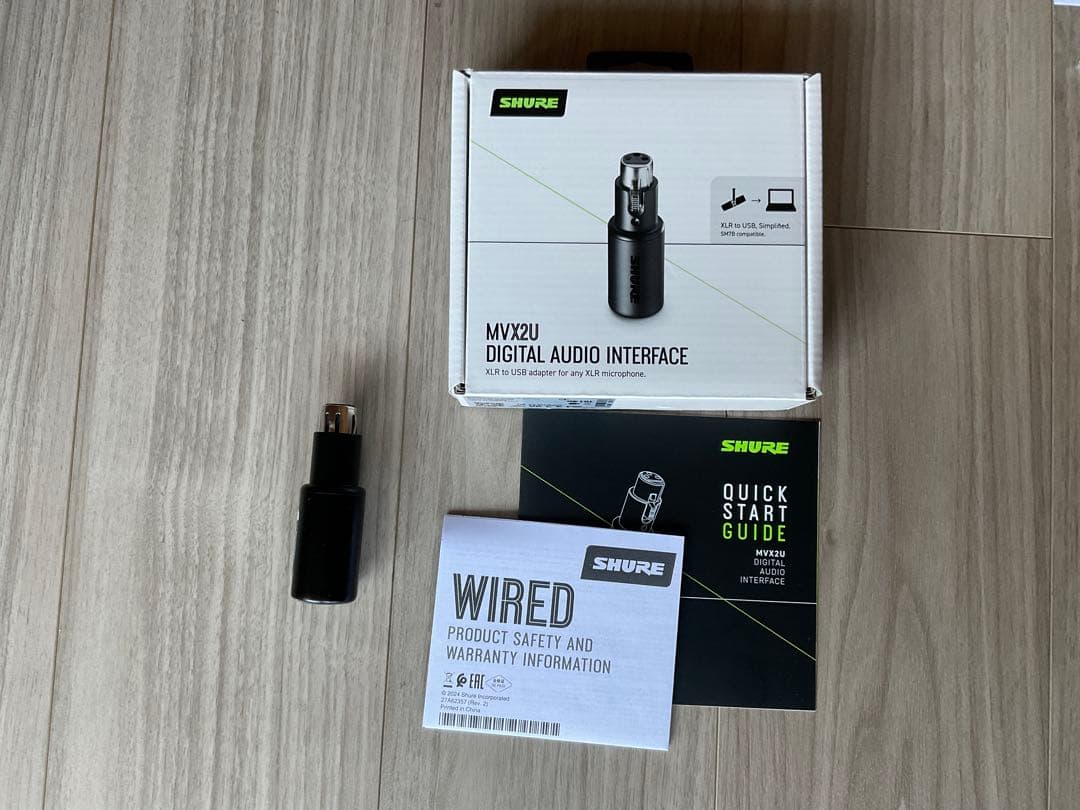 ネ*コ様 SHURE SM7dB ダイナミックマイク MVX2Uオーディオインタ