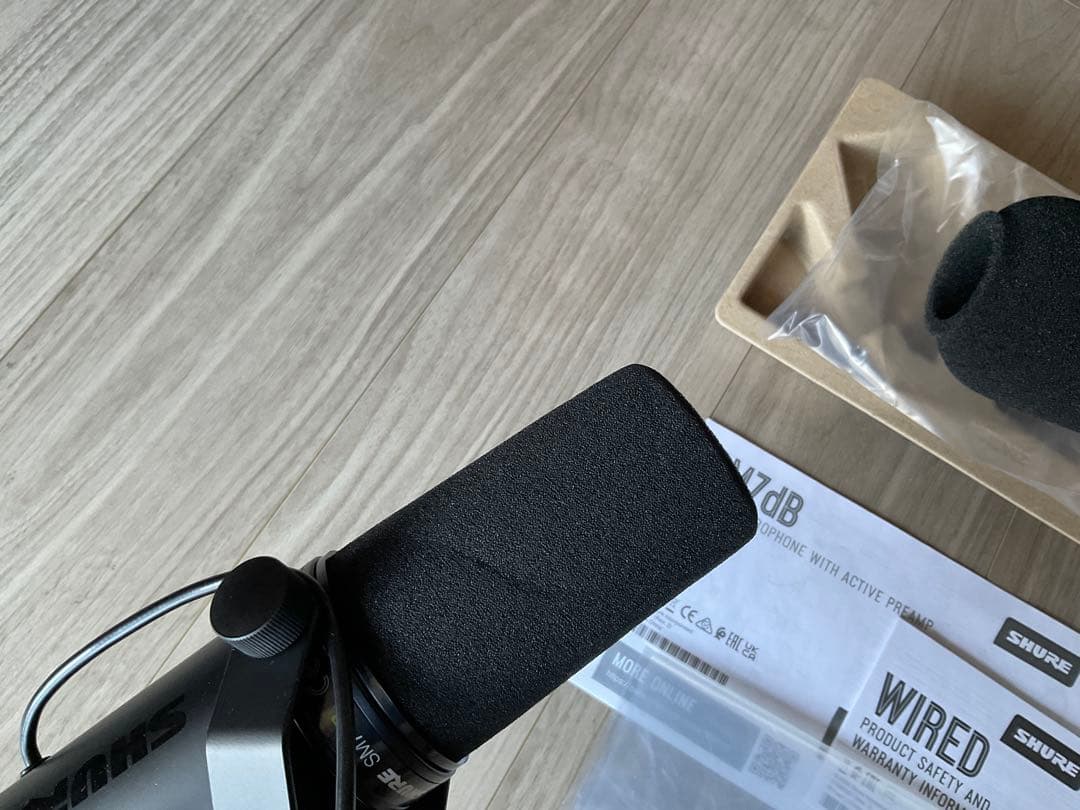 ネ*コ様 SHURE SM7dB ダイナミックマイク MVX2Uオーディオインタ