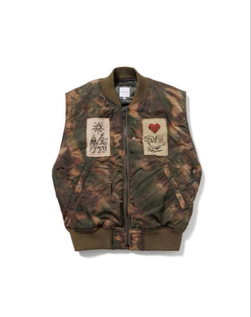 ジャケット・アウター Sasquatchfabrix FLIGHT VEST MA-1 23aw