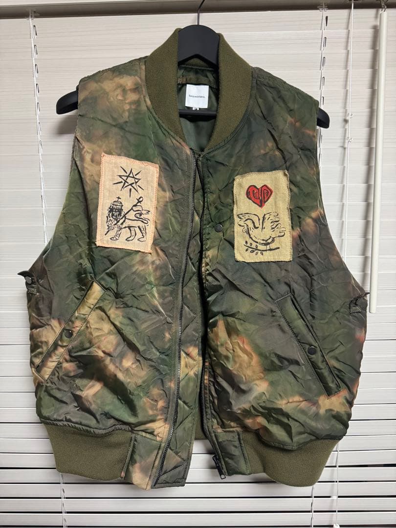 ジャケット・アウター Sasquatchfabrix FLIGHT VEST MA-1 23aw
